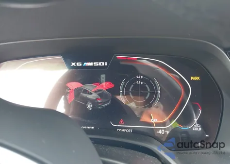 2023 BMW X6 M50I из США, поврежденный, VIN 5UXCY8C09P9R14283